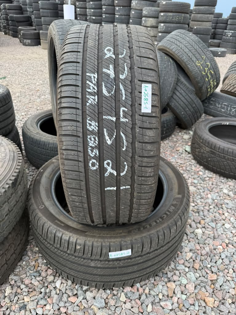 275/45R21 Pair (2 Used Tires) Michelin Primacy Tour