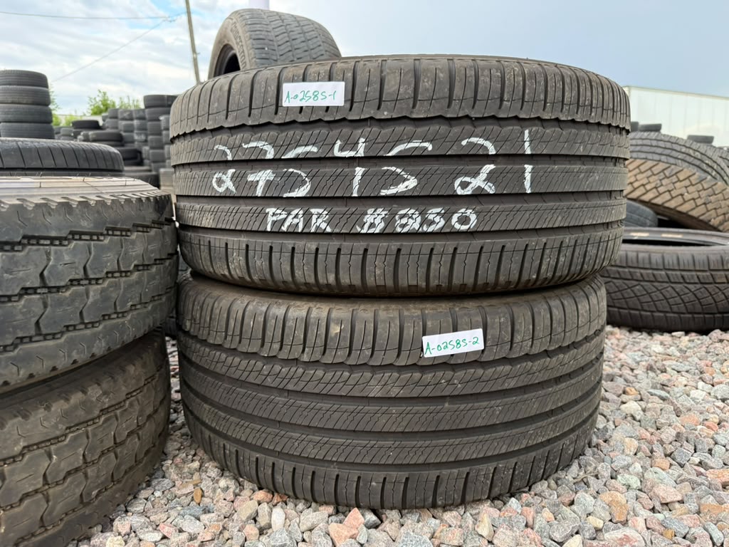 275/45R21 Pair (2 Used Tires) Michelin Primacy Tour
