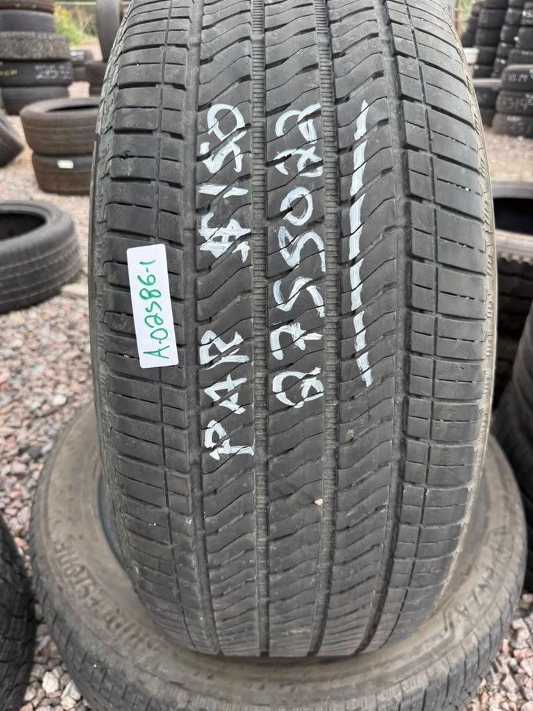275/50R22 Pair (2 Used Tires) Bridgestone Alenza AS02