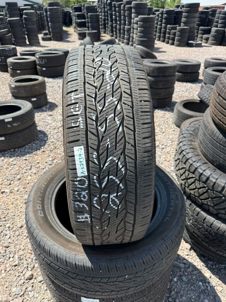255/55R20 Set (4 Used Tire) Continental CrossContact