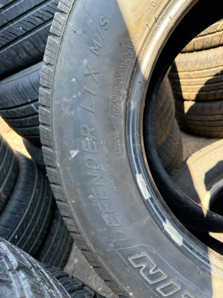235/70R16 Pair (2 Used Tires) Michelin Defender LTX
