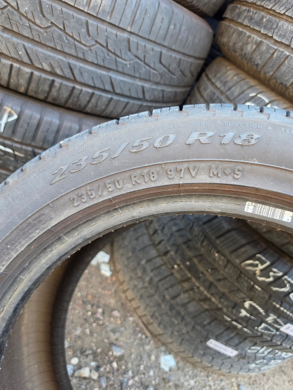 235/50R18 Pair (2 Used Tires) Pirelli Scorpion Verde