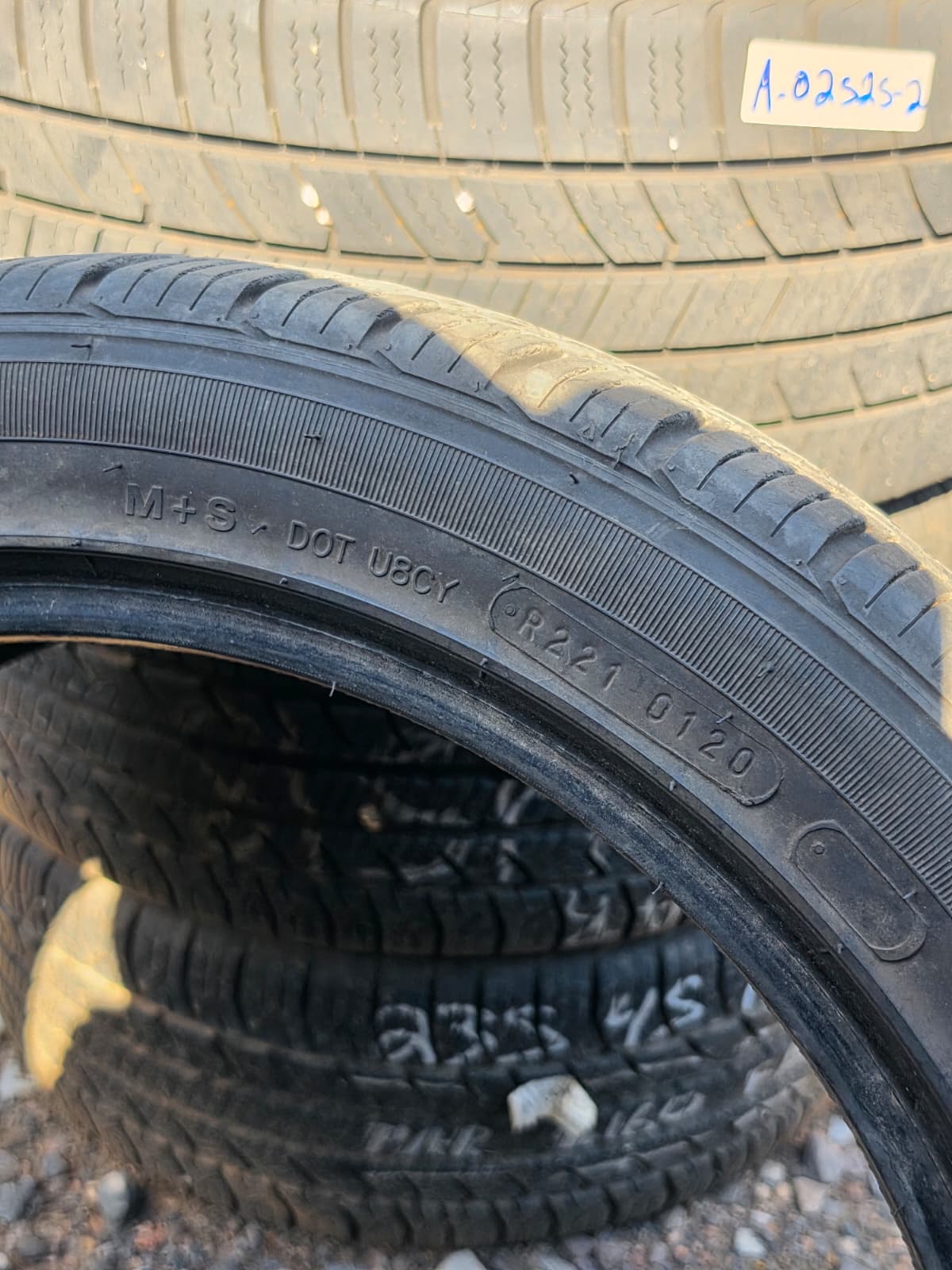 235/45R18 Pair (2 Used Tires) Milestar Ms932