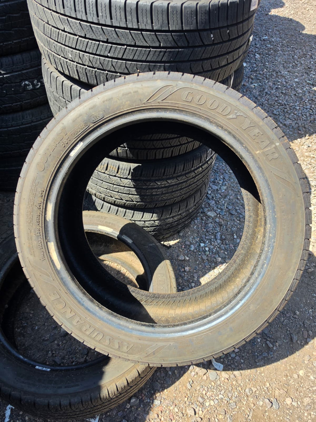 235/45R18 Pair (2 Used Tires) Goodyear Assurance Outlast