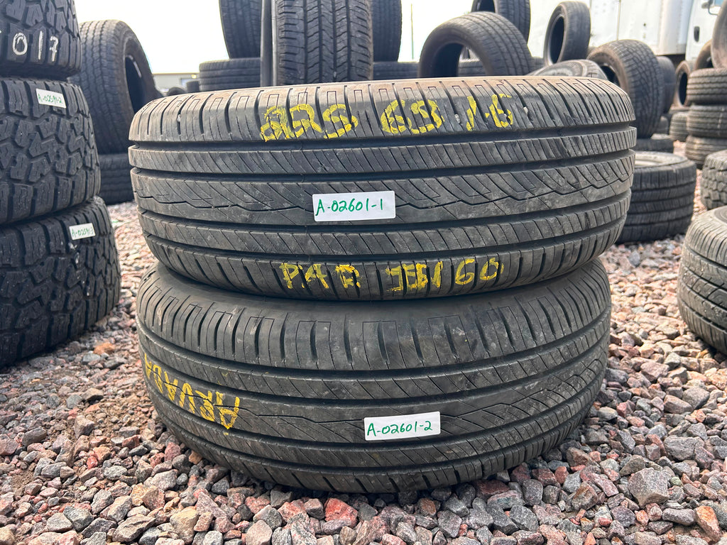 225/65R16 Pair (2 Like New Tires!!) Yokohama Avid Ascend