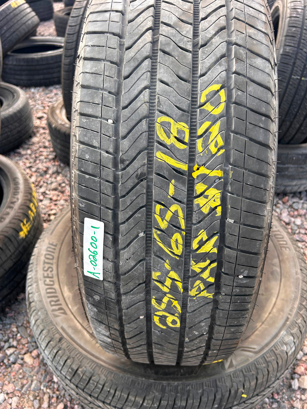 255/65R18 Pair (2 Used Tires) Bridgestone Alenza AS02