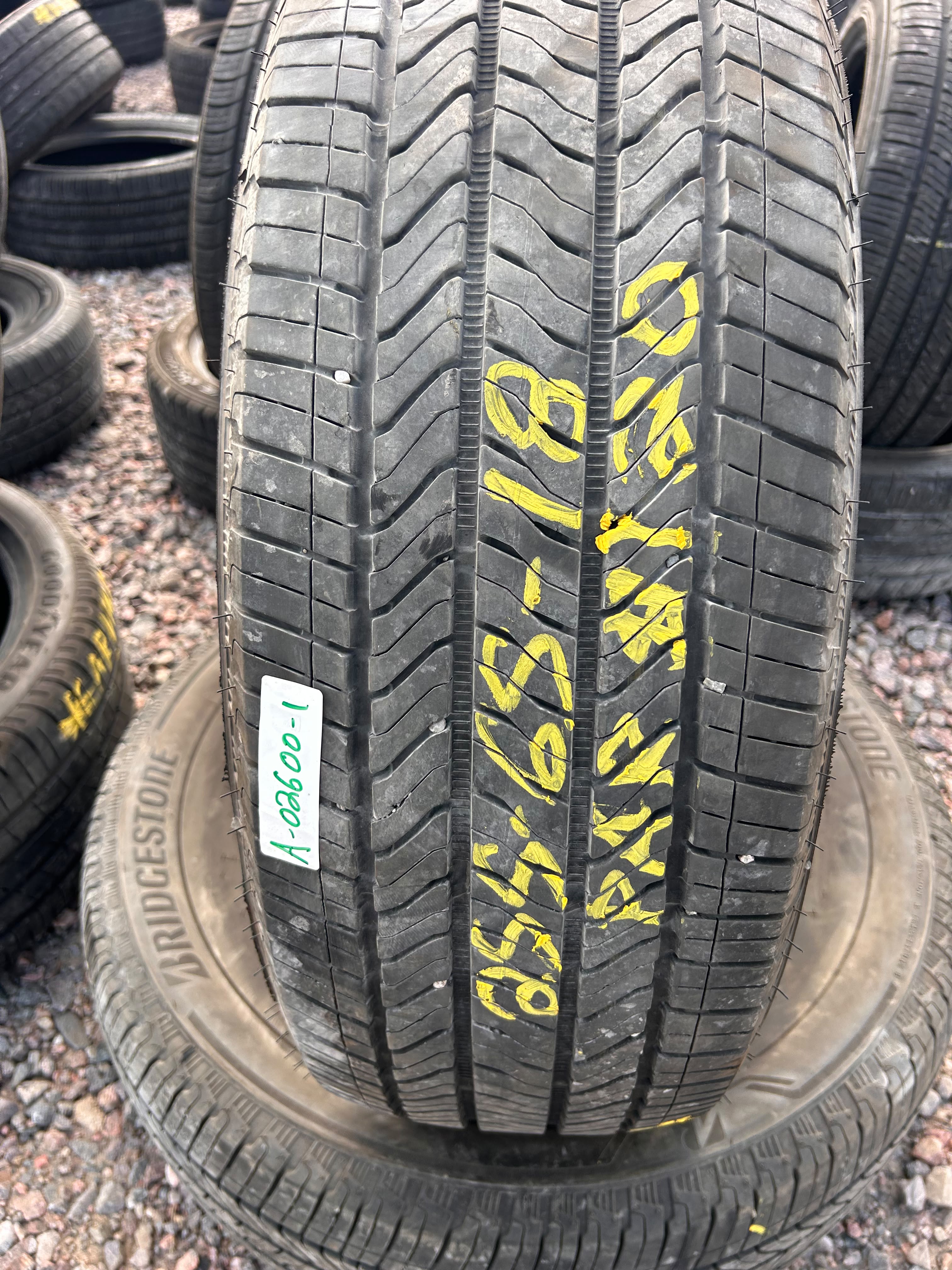 255/65R18 Pair (2 Used Tires) Bridgestone Alenza AS02
