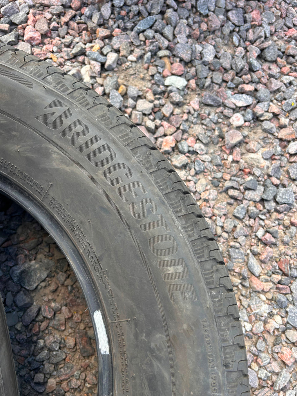 255/65R18 Pair (2 Used Tires) Bridgestone Alenza AS02