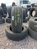 225/55R17 Pair (2 Used Tires) Continental Control Contact