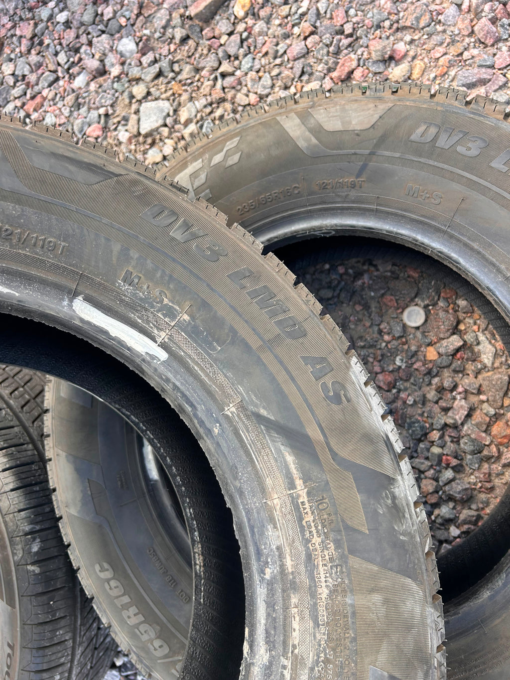 235/65R16 Pair (2 Like New Tires!!) Delinte DV3 LMD