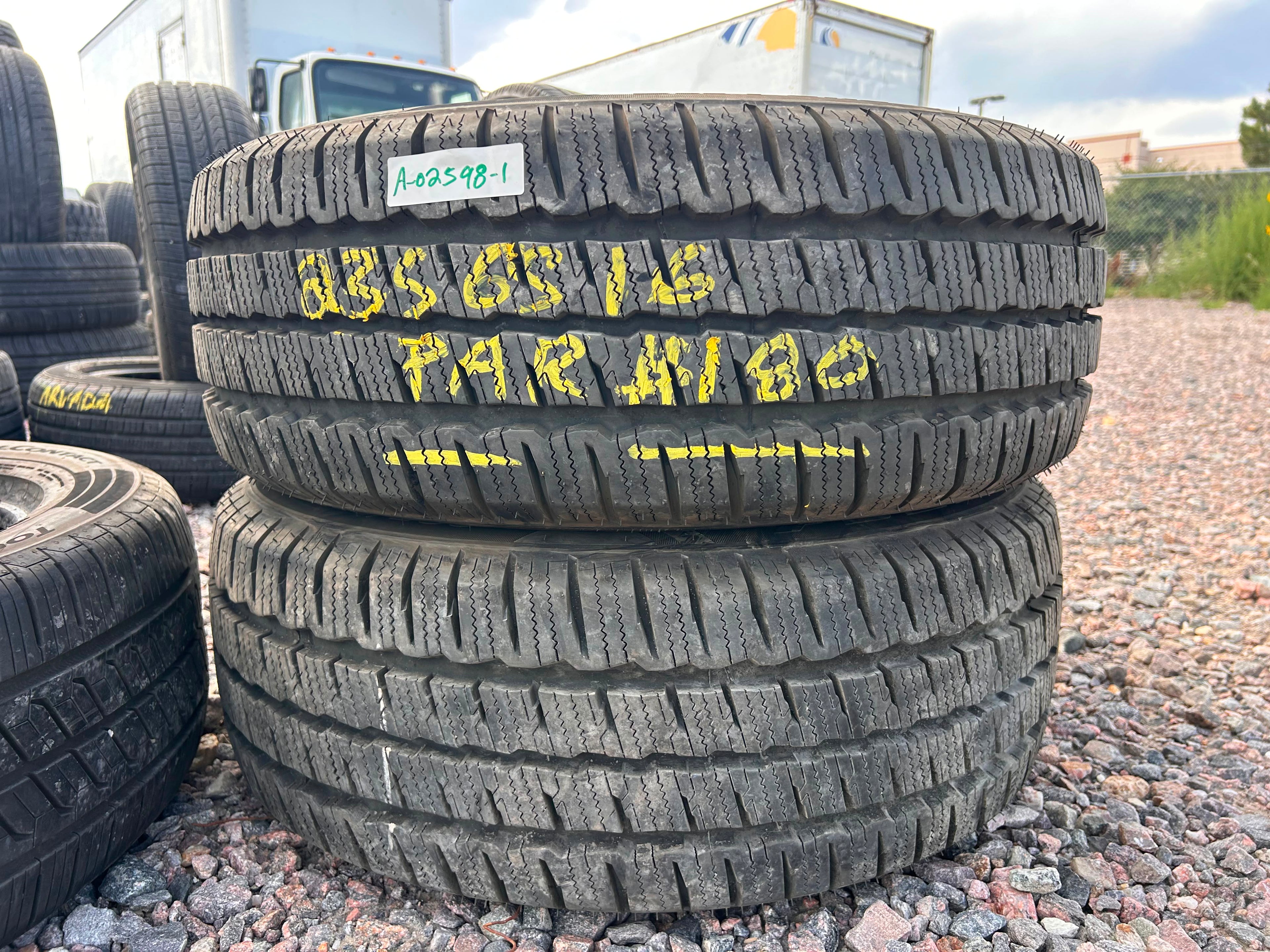 235/65R16 Pair (2 Like New Tires!!) Delinte DV3 LMD