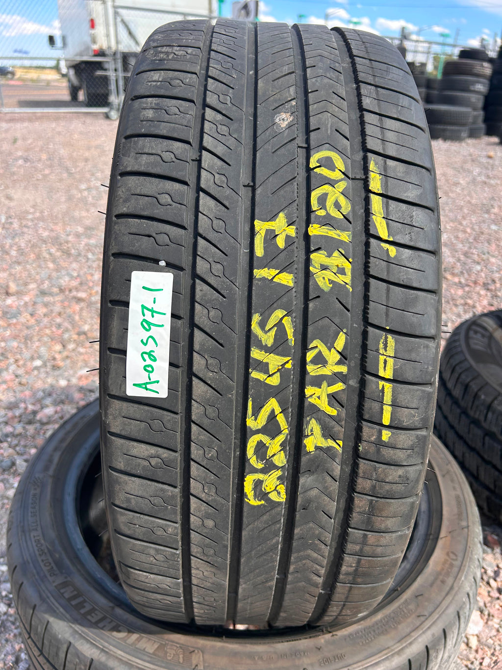 225/40R18 Pair (2 Used Tires) Michelin Pilot Sport 4