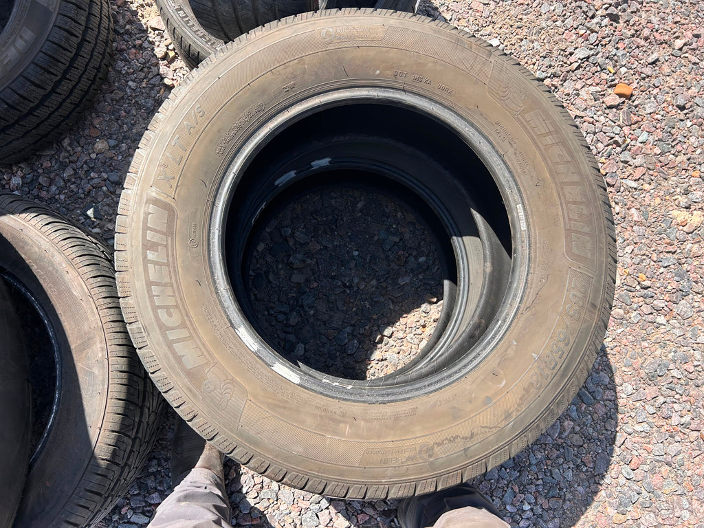 265/65R18 Pair (2 Used Tires) Michelin XLT
