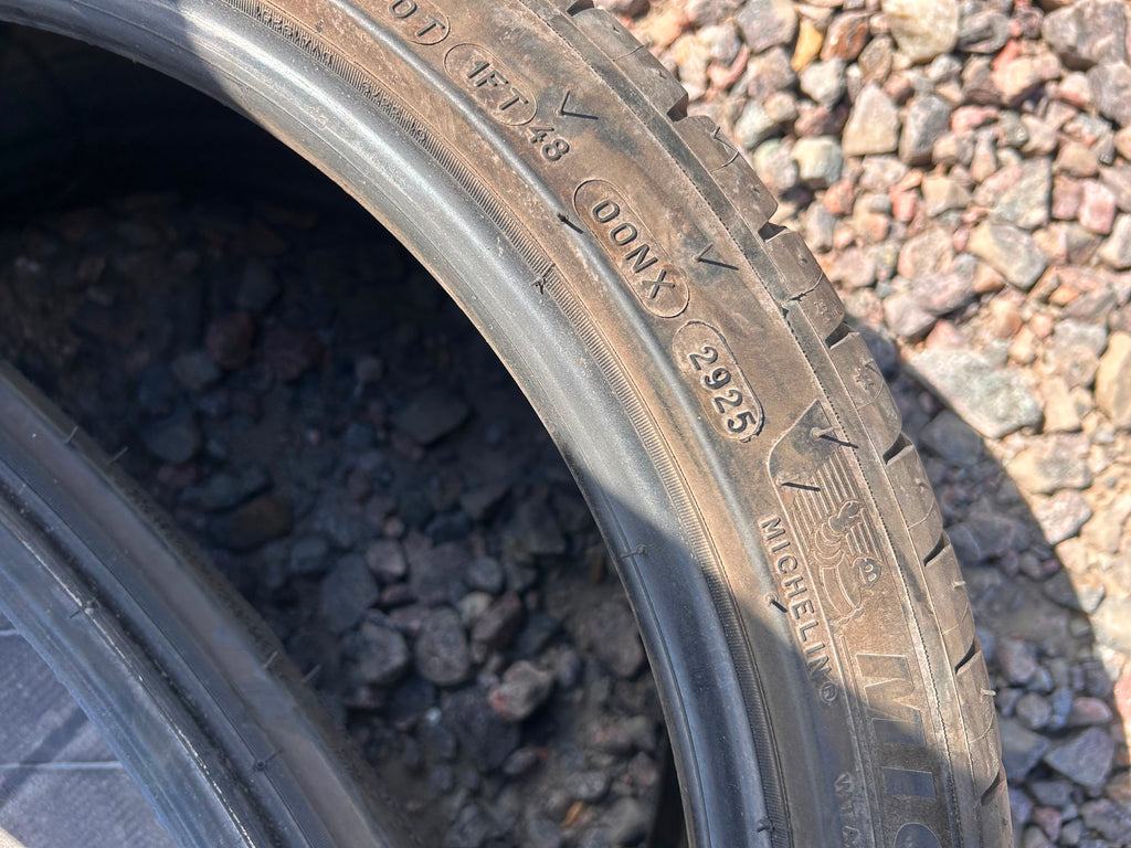 215/40R18 Pair (2 Used Tires) Michelin Pilot Sport 4