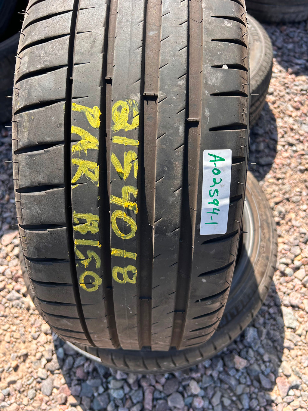 215/40R18 Pair (2 Used Tires) Michelin Pilot Sport 4