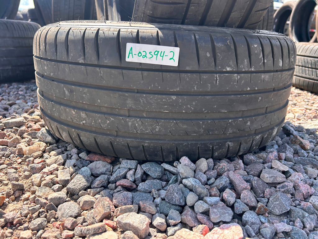 215/40R18 Pair (2 Used Tires) Michelin Pilot Sport 4
