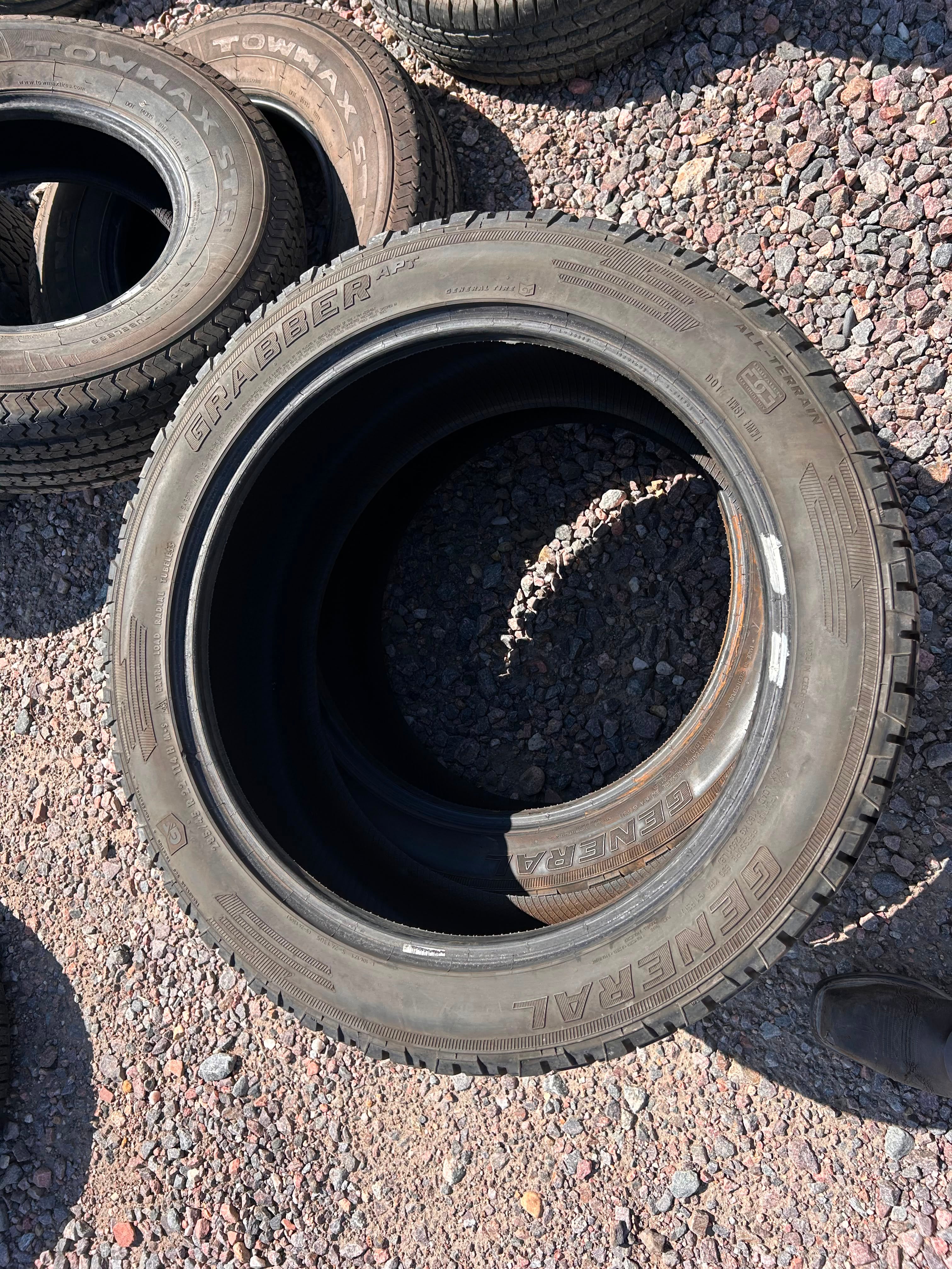 285/45R22 Pair (2 Used Tires) General Grabber