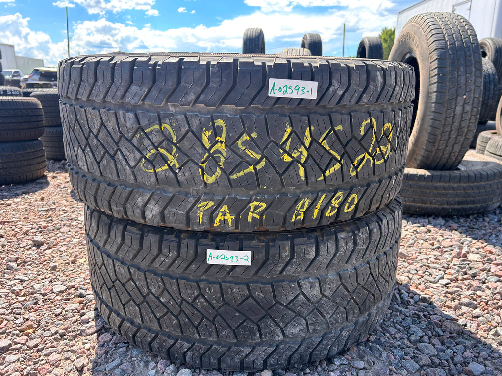 285/45R22 Pair (2 Used Tires) General Grabber