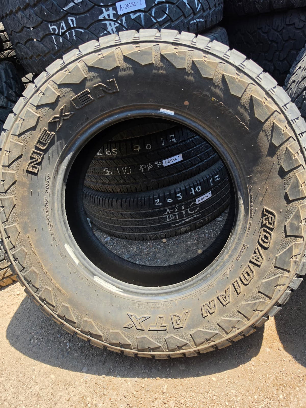 265/70R17 Pair (2 Used Tires) Nexen Roadian ATX