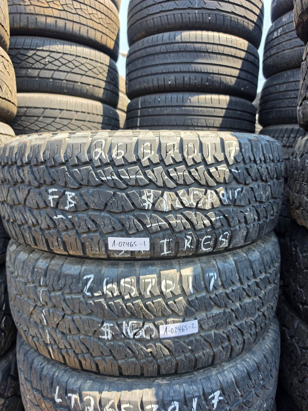 265/70R17 Pair (2 Used Tires) Nexen Roadian ATX