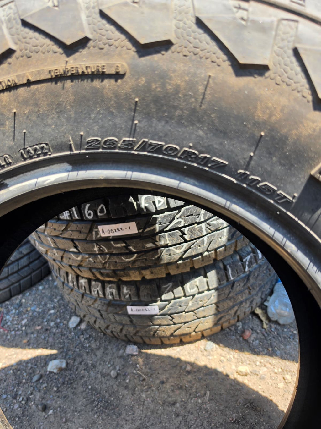 265/70R17 Pair (2 Used Tires) Nexen Roadian ATX