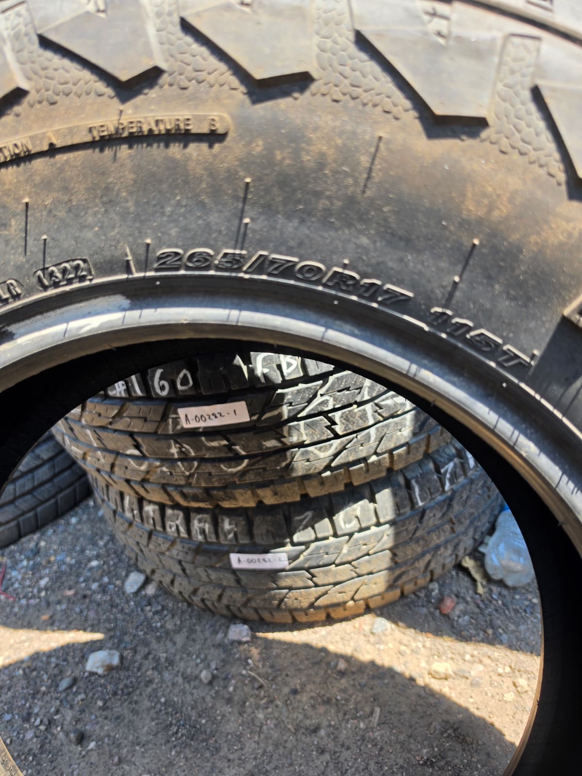 265/70R17 Pair (2 Used Tires) Nexen Roadian ATX