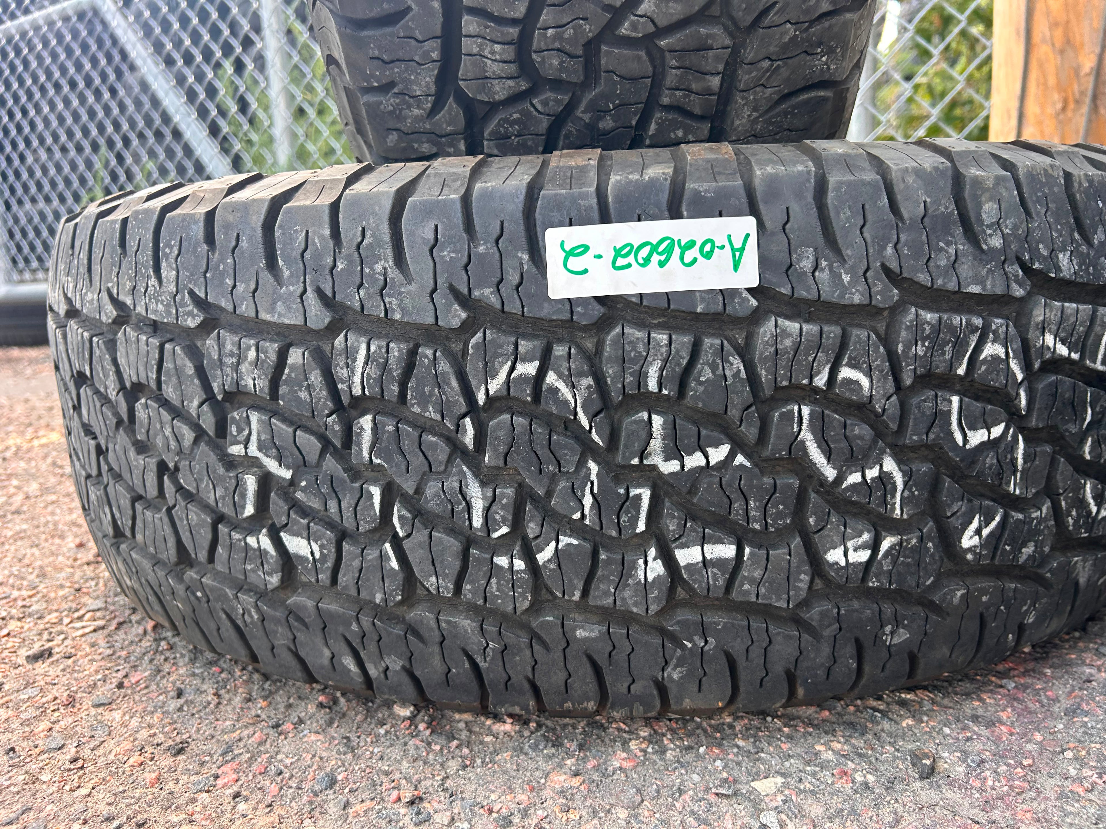 265/70R17 Pair (2 Used Tires) Bfgoodrich Trail Terrain TA