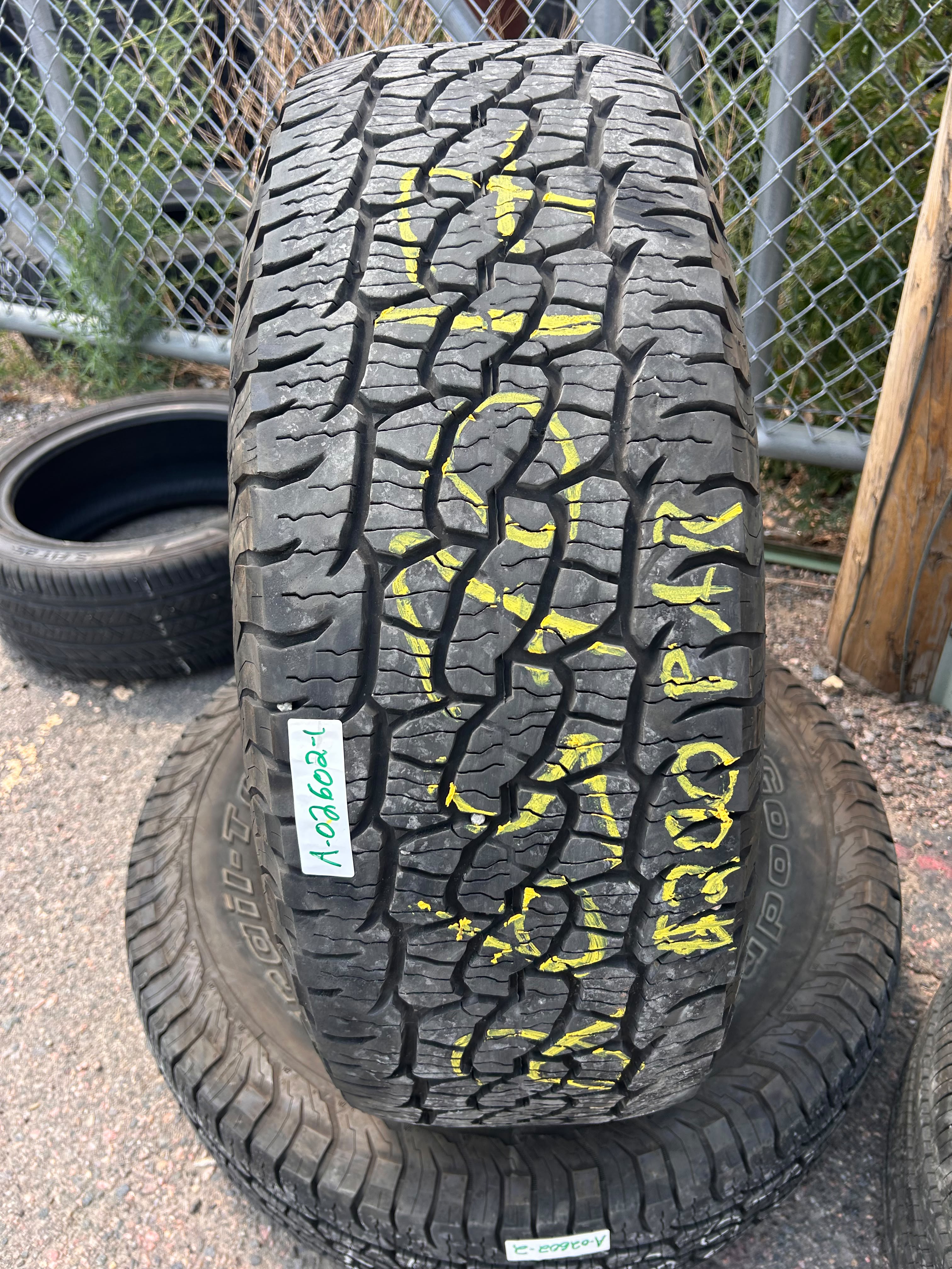 265/70R17 Pair (2 Used Tires) Bfgoodrich Trail Terrain TA