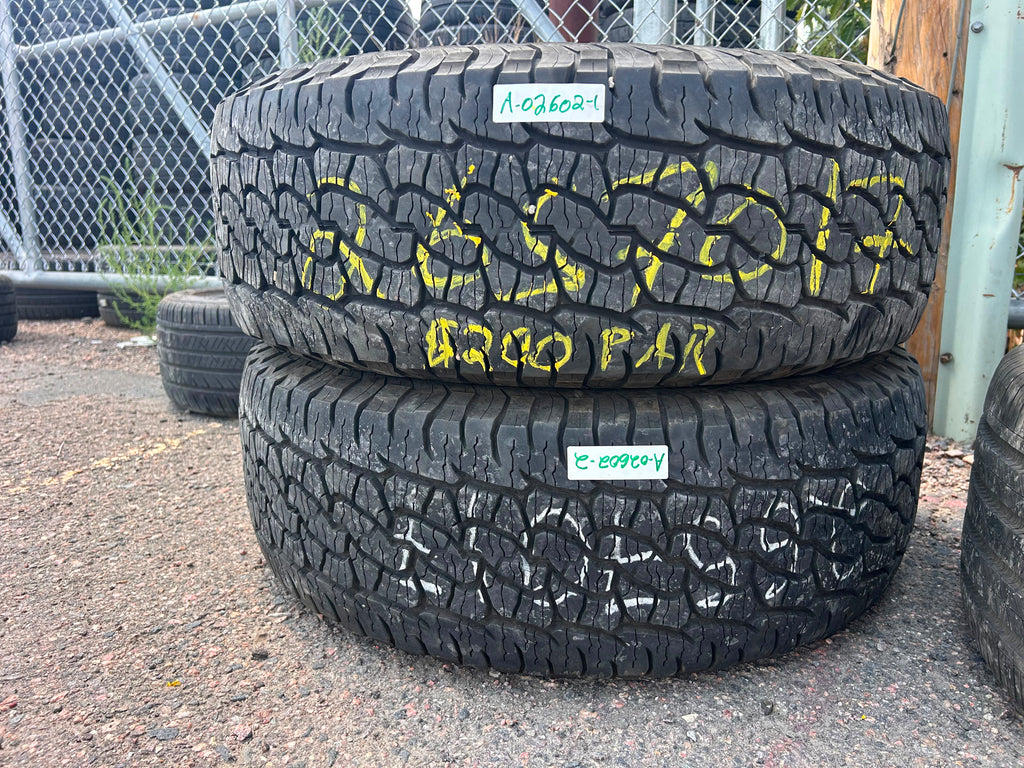 265/70R17 Pair (2 Used Tires) Bfgoodrich Trail Terrain TA