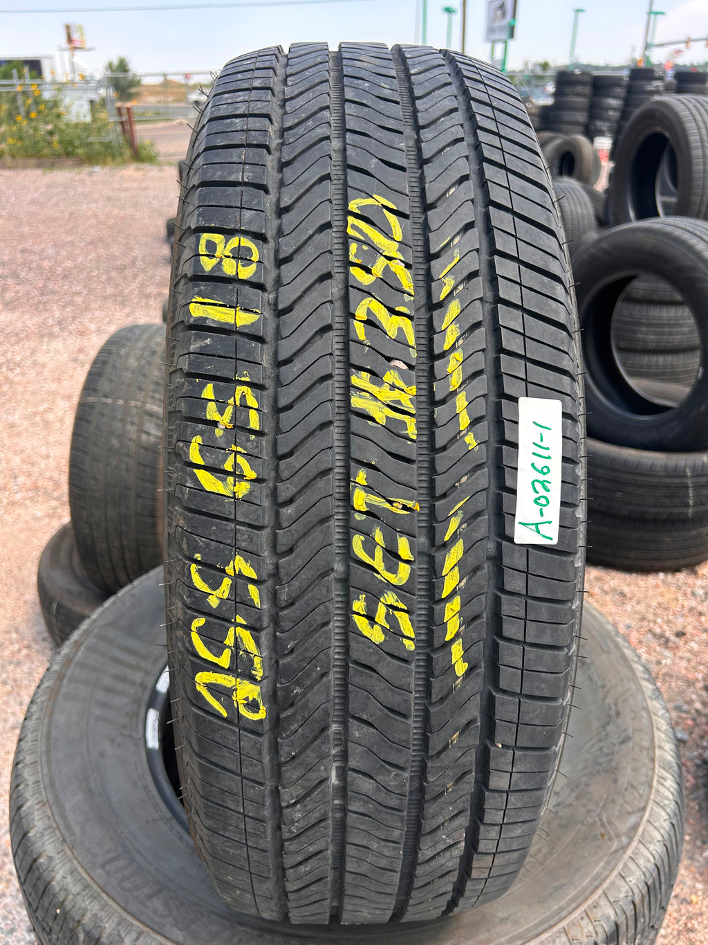 255/65R18 Set (4 Used Tires) Bridgestone Alenza AS02