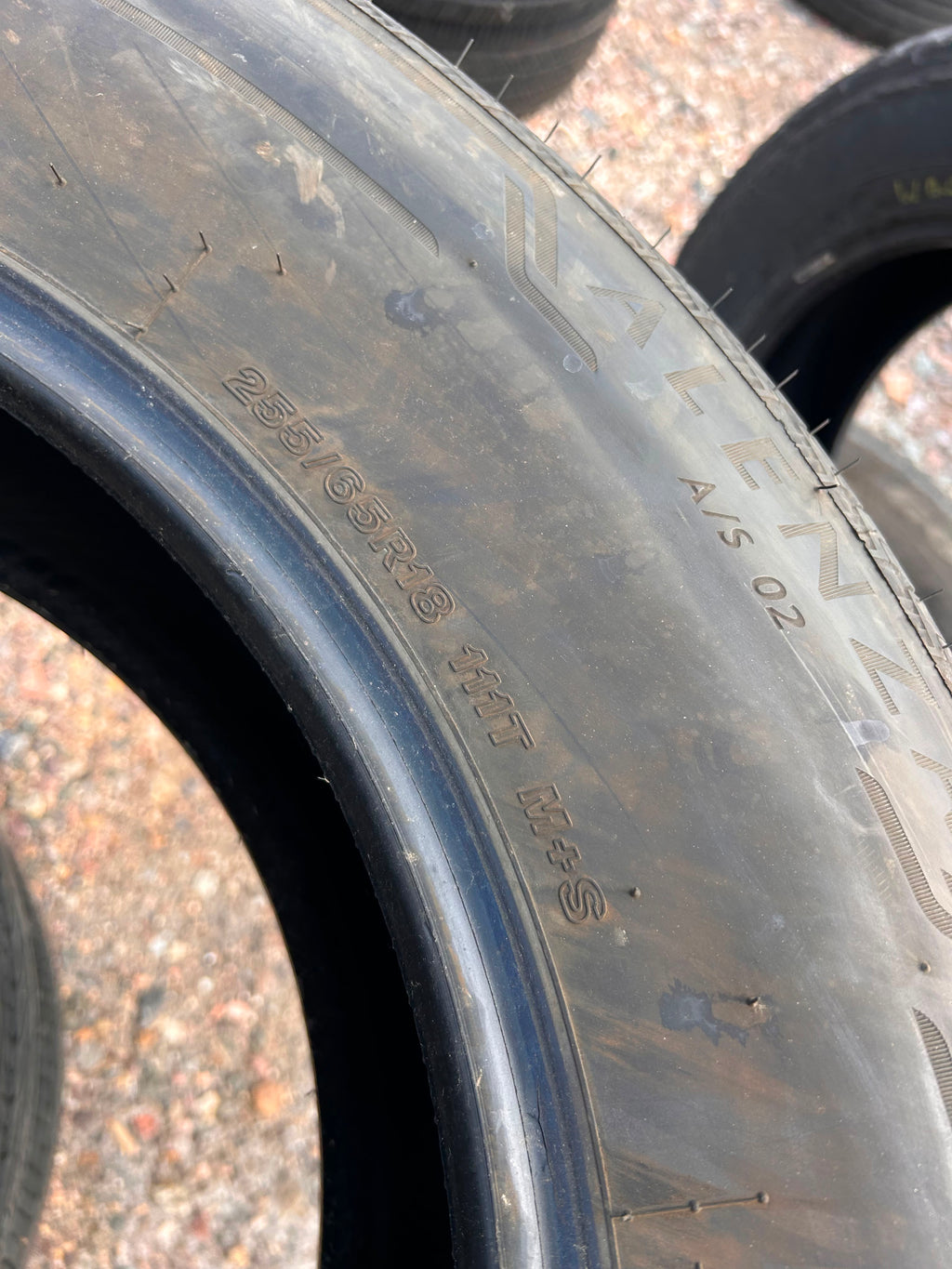 255/65R18 Set (4 Used Tires) Bridgestone Alenza AS02