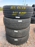 255/65R18 Set (4 Used Tires) Bridgestone Alenza AS02