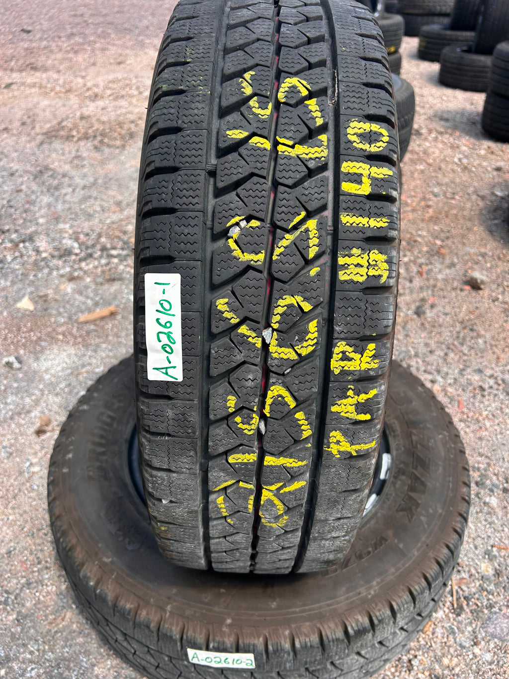215/65R15 Pair (2 Like New Tires!!) Bridgestone Blizzak W979