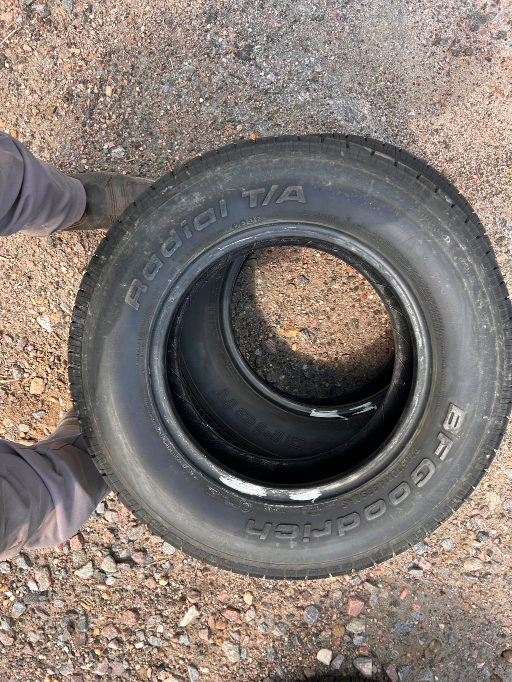 205/70R14 Pair (2 Like New Tires!!) Bfgoodrich Radial TA