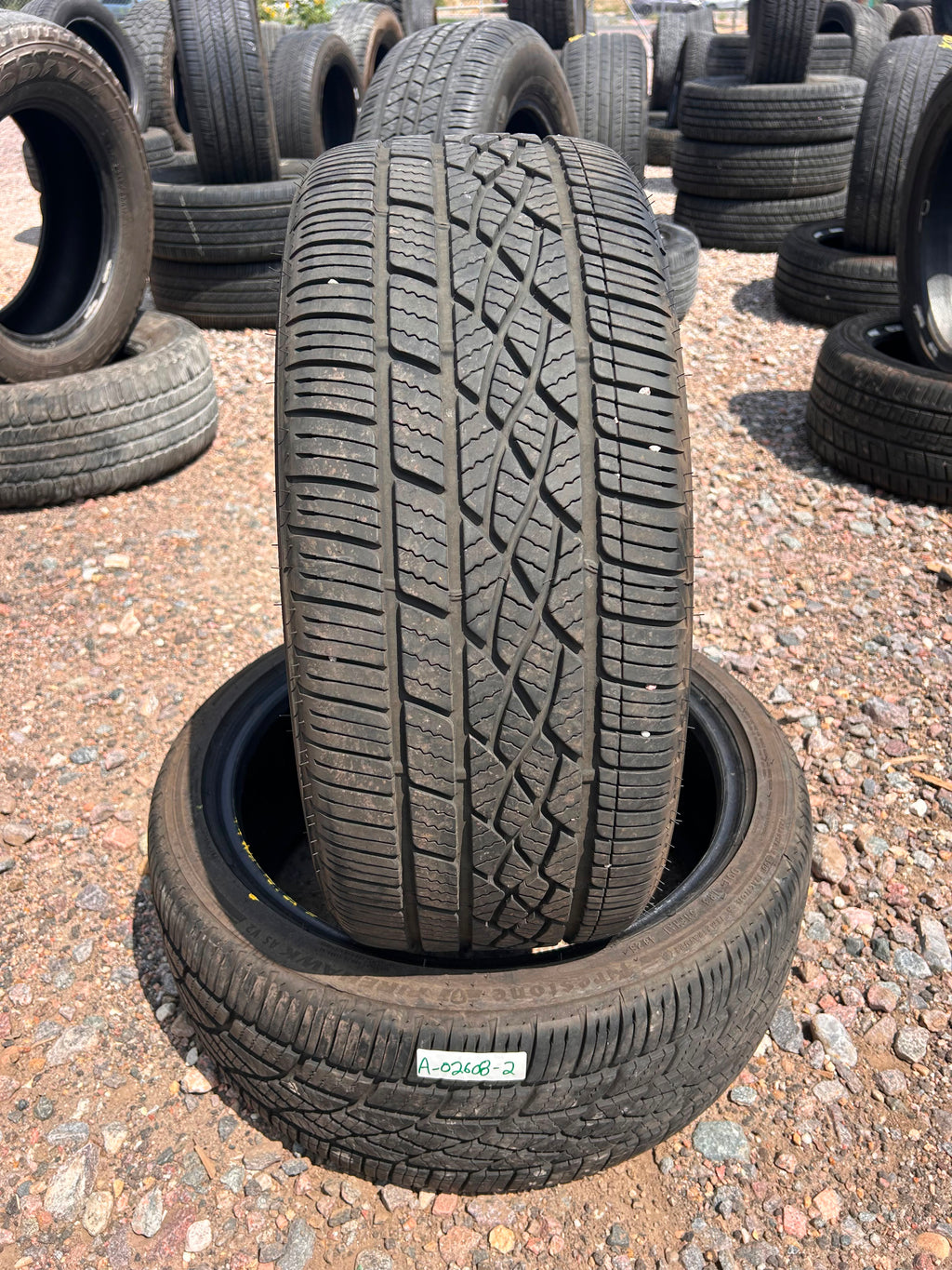 225/40R18 Pair (2 Used Tires) Firestone Firehawk AS V2