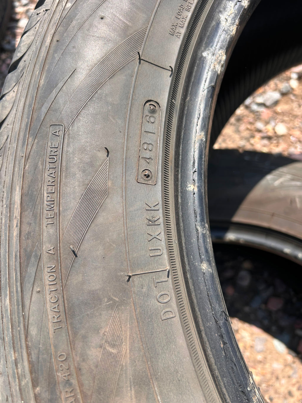 275/55R20 Pair (2 Used Tires) Federal Couragia S/U