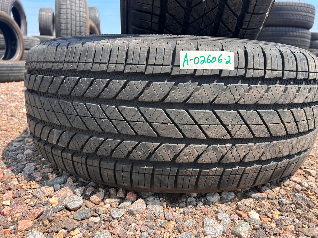 255/55R18 Pair (2 Used Tires) Bridgestone Alenza AS Ultra