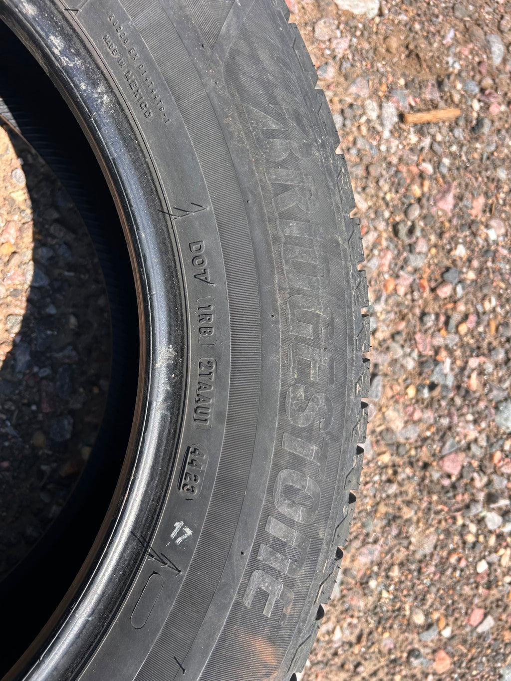 255/55R18 Pair (2 Used Tires) Bridgestone Alenza AS Ultra