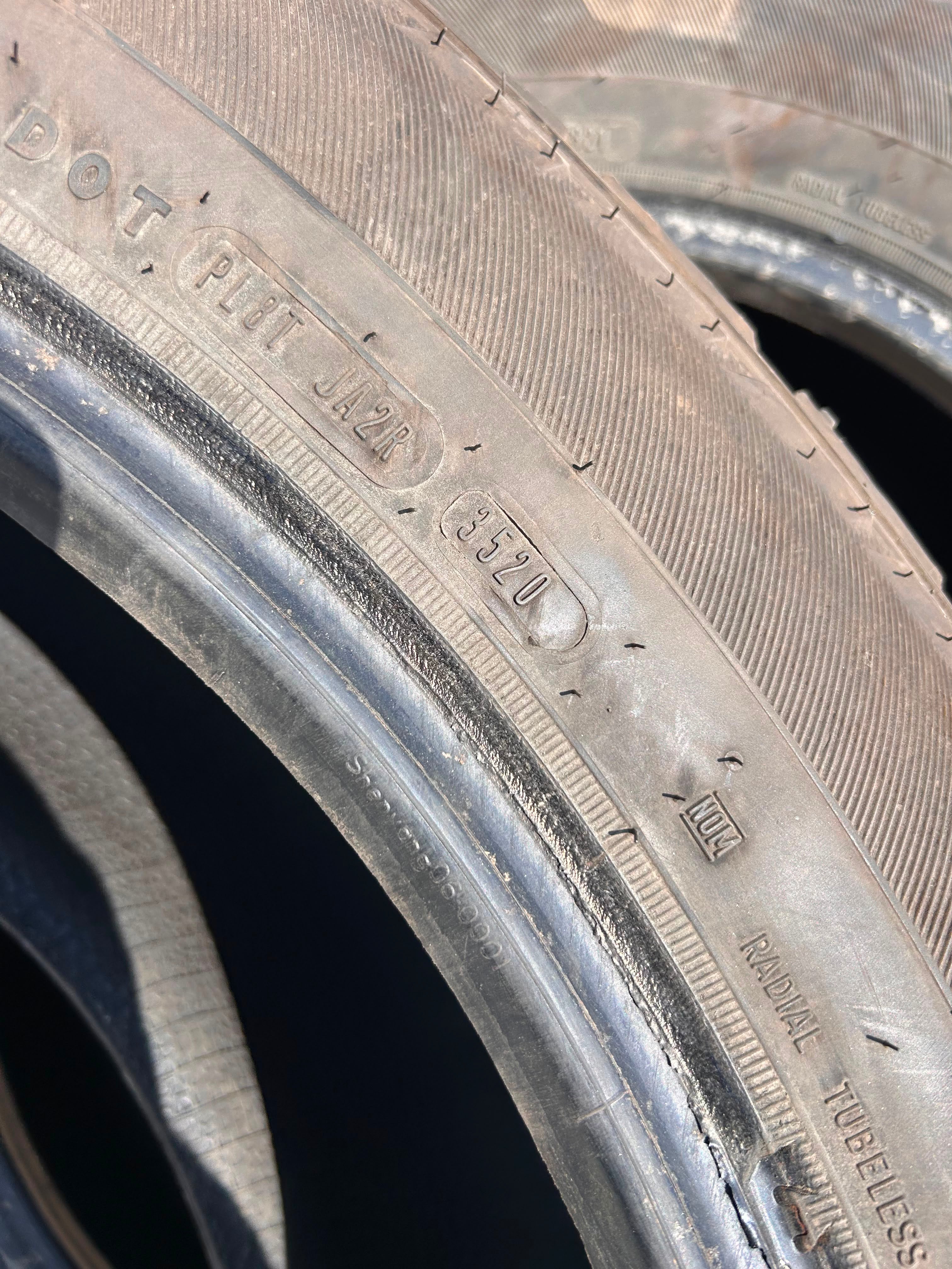 245/65R17 Pair (2 Used Tires) Goodyear Fortera HL