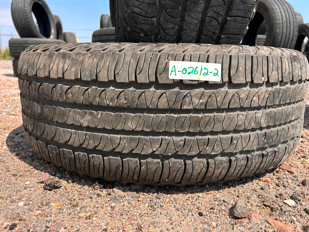 245/65R17 Pair (2 Used Tires) Goodyear Fortera HL