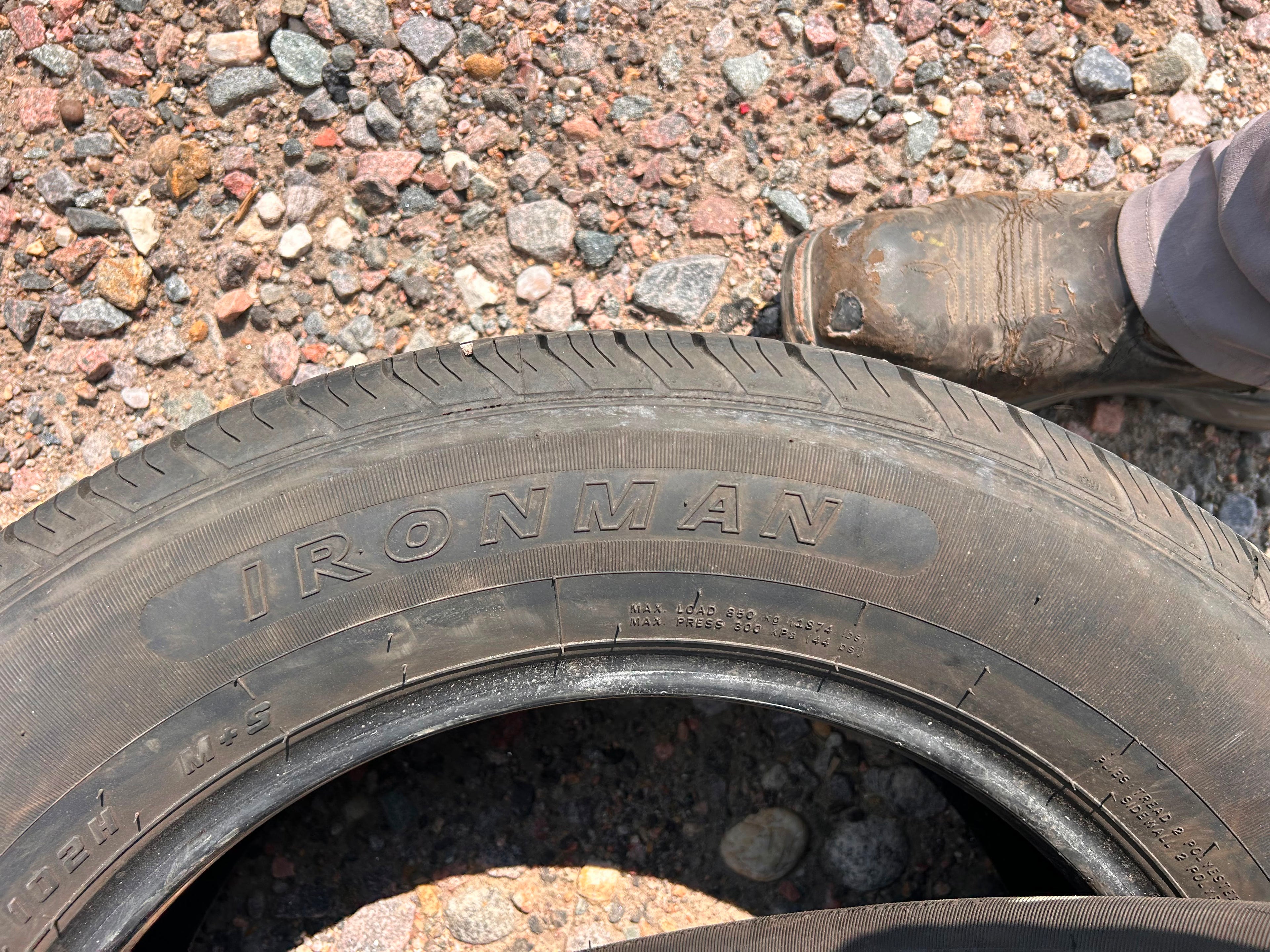 235/60R17 Pair (2 Used Tires) Ironman Radial RB-12