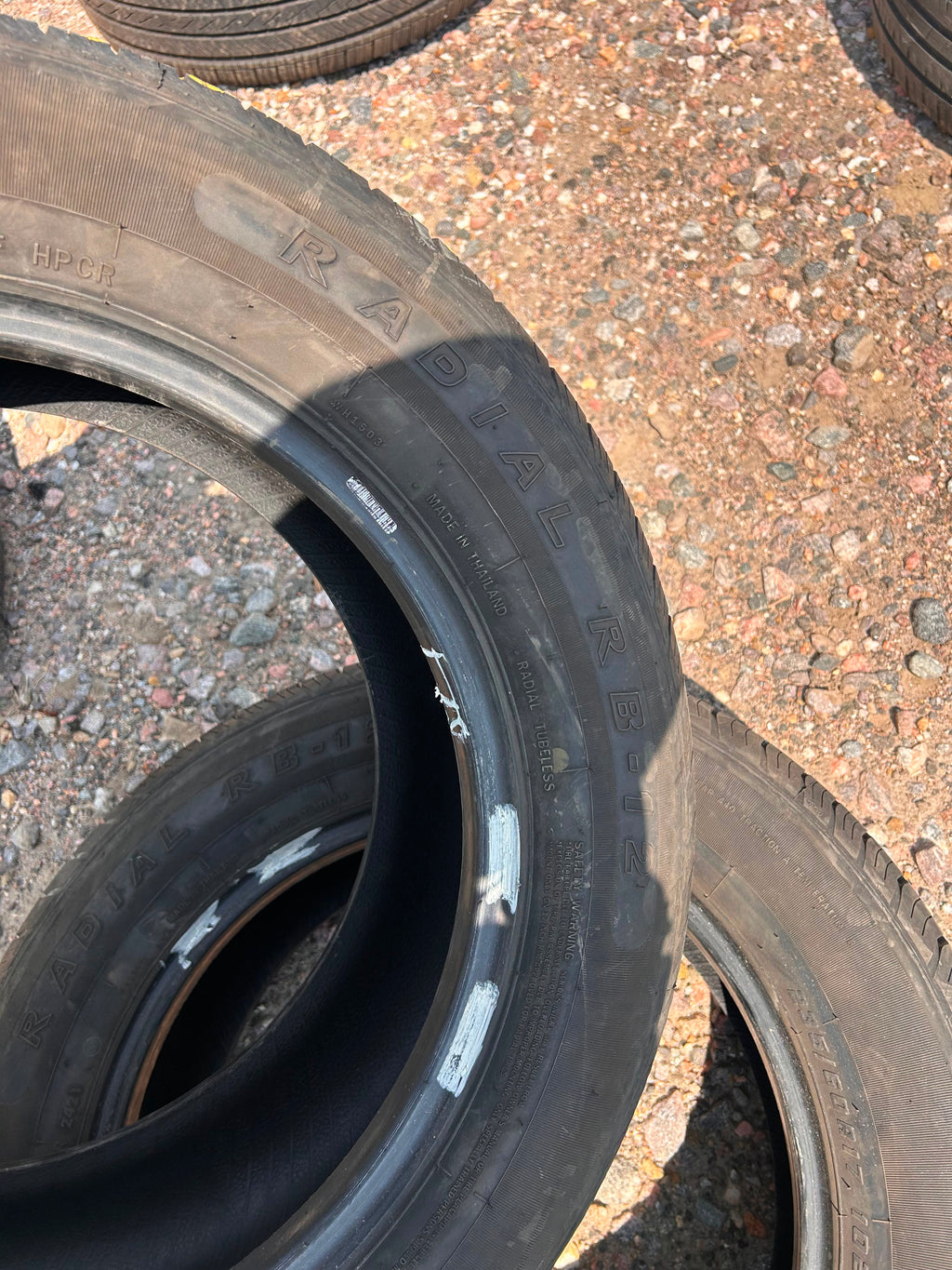 235/60R17 Pair (2 Used Tires) Ironman Radial RB-12