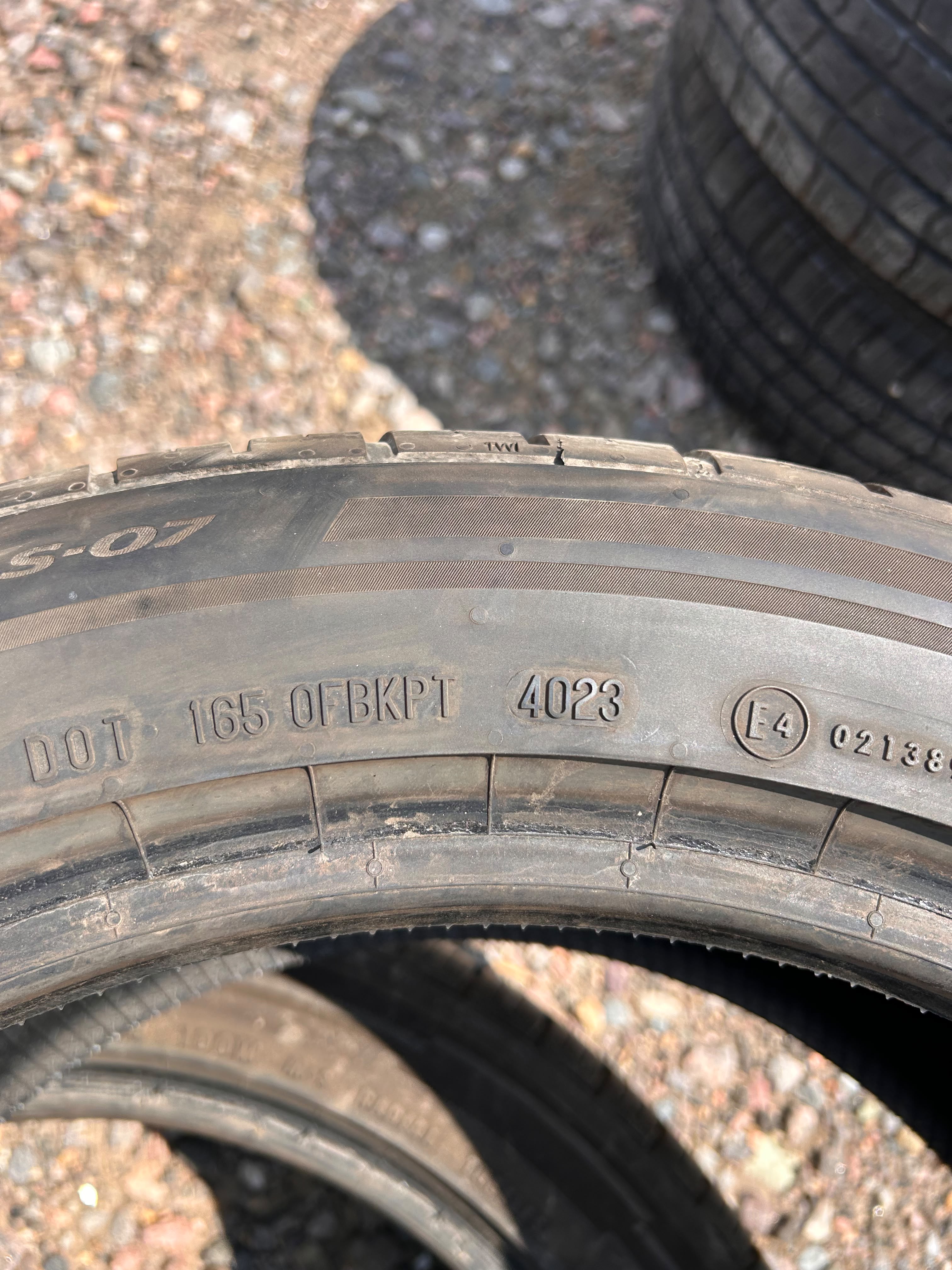 245/45R18 Pair (2 Used Tires) General G Max
