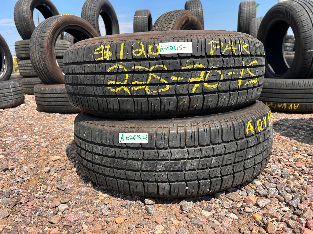 225/70R15 Pair (2 Used Tires) Venezia Classic 787