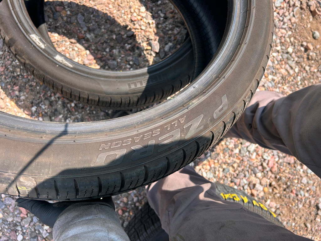 245/40R20 Pair (2 Used Tires) Pirelli PZero