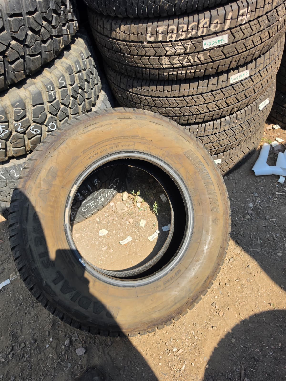 255/75R17 Pair (2 Used Tires) Westlake Radial SL369