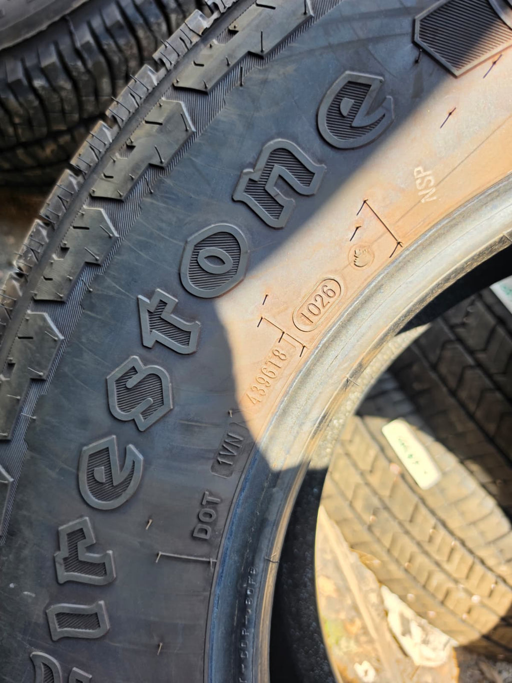 LT245/75R17 Pair (2 Used Tires) Firestone Transforce HT3