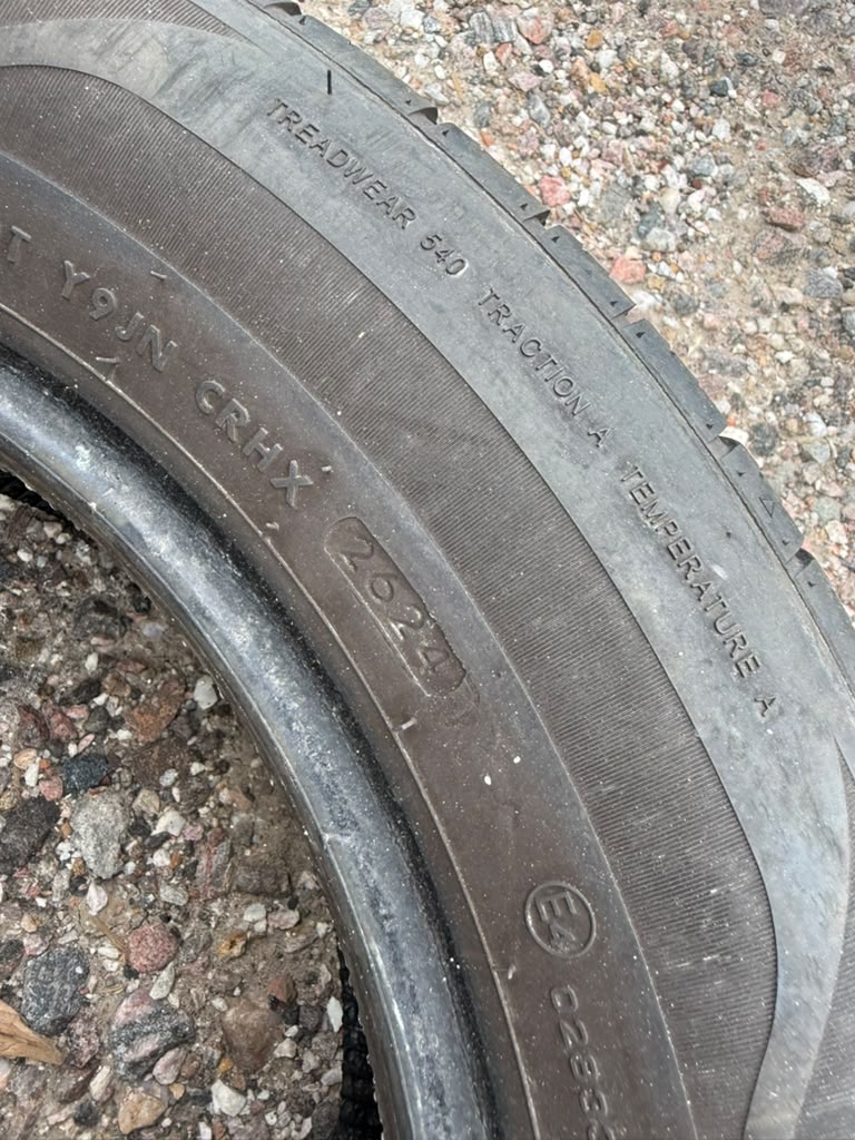 225/60R16 Pair (2 Used Tires) Gt Radial Champiro Touring