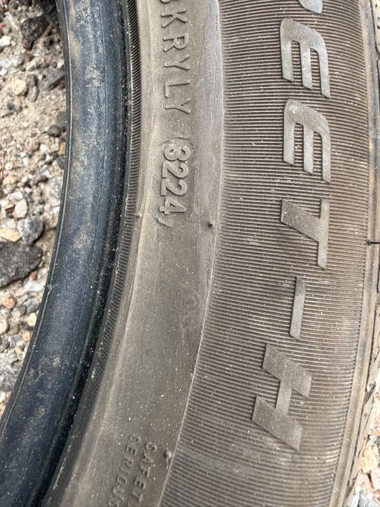 215/55R17 Pair (2 Used Tires)  Blackhawk Street H