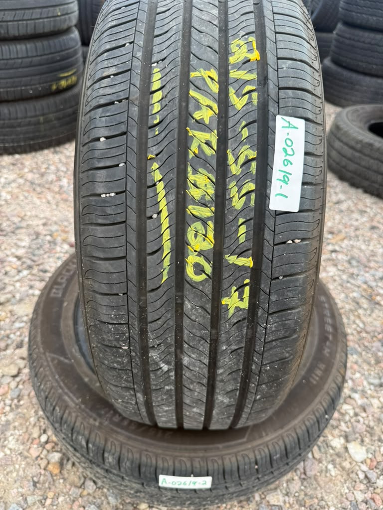 215/55R17 Pair (2 Used Tires)  Blackhawk Street H